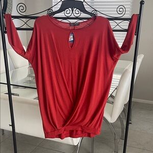 Elegant Red Women's Top